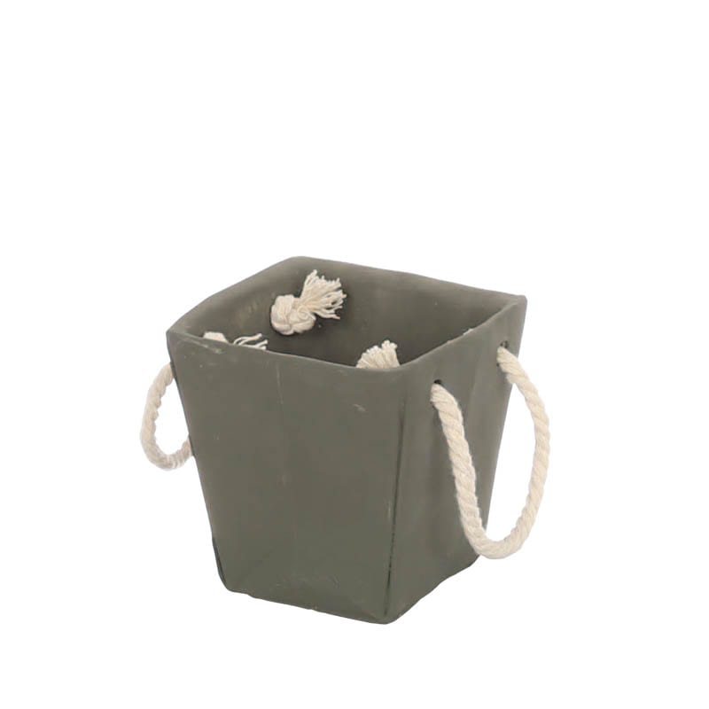 CEMENT BAG POT IVY GRAY S