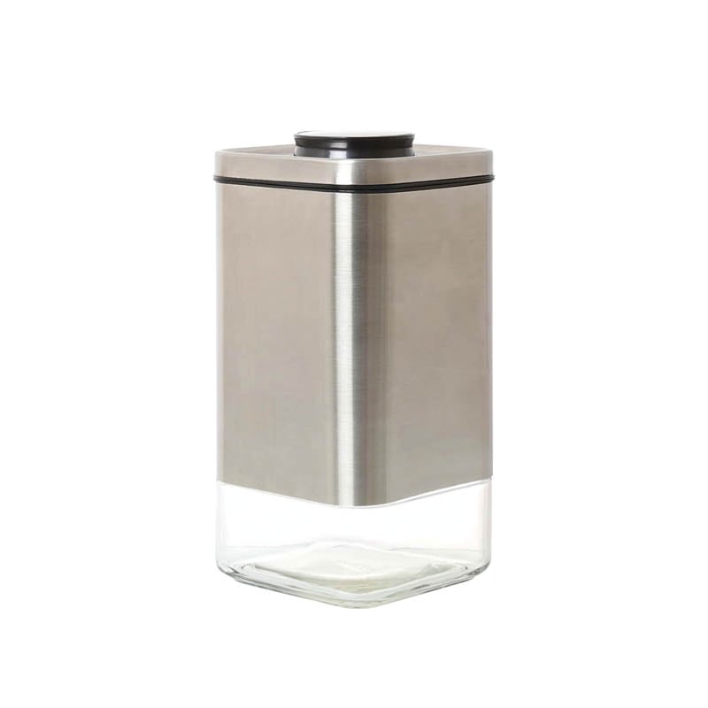 CUBE JAR WITH PRESS LID M