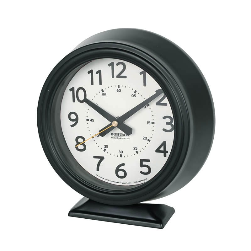 BOHUMIL CLOCK BLACK