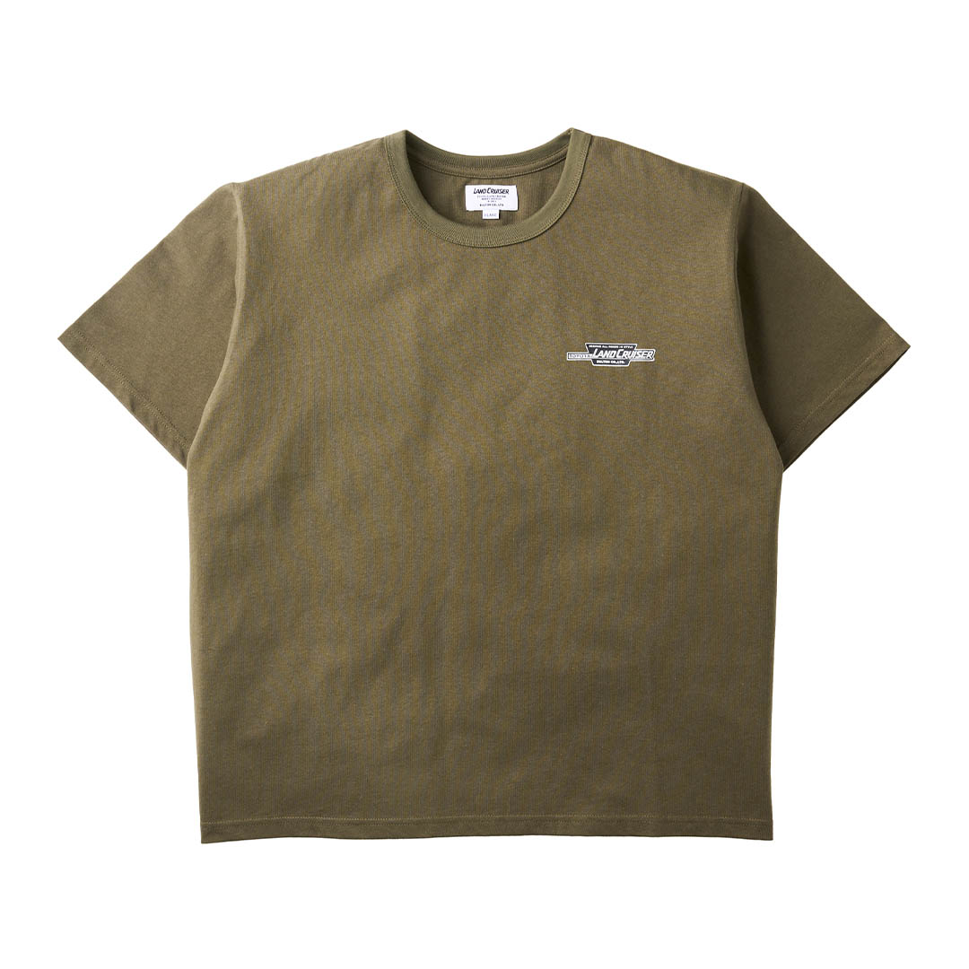 LAND CRUISER×DULTON COLLAB TEE "ROUND" S MOSS GREEN