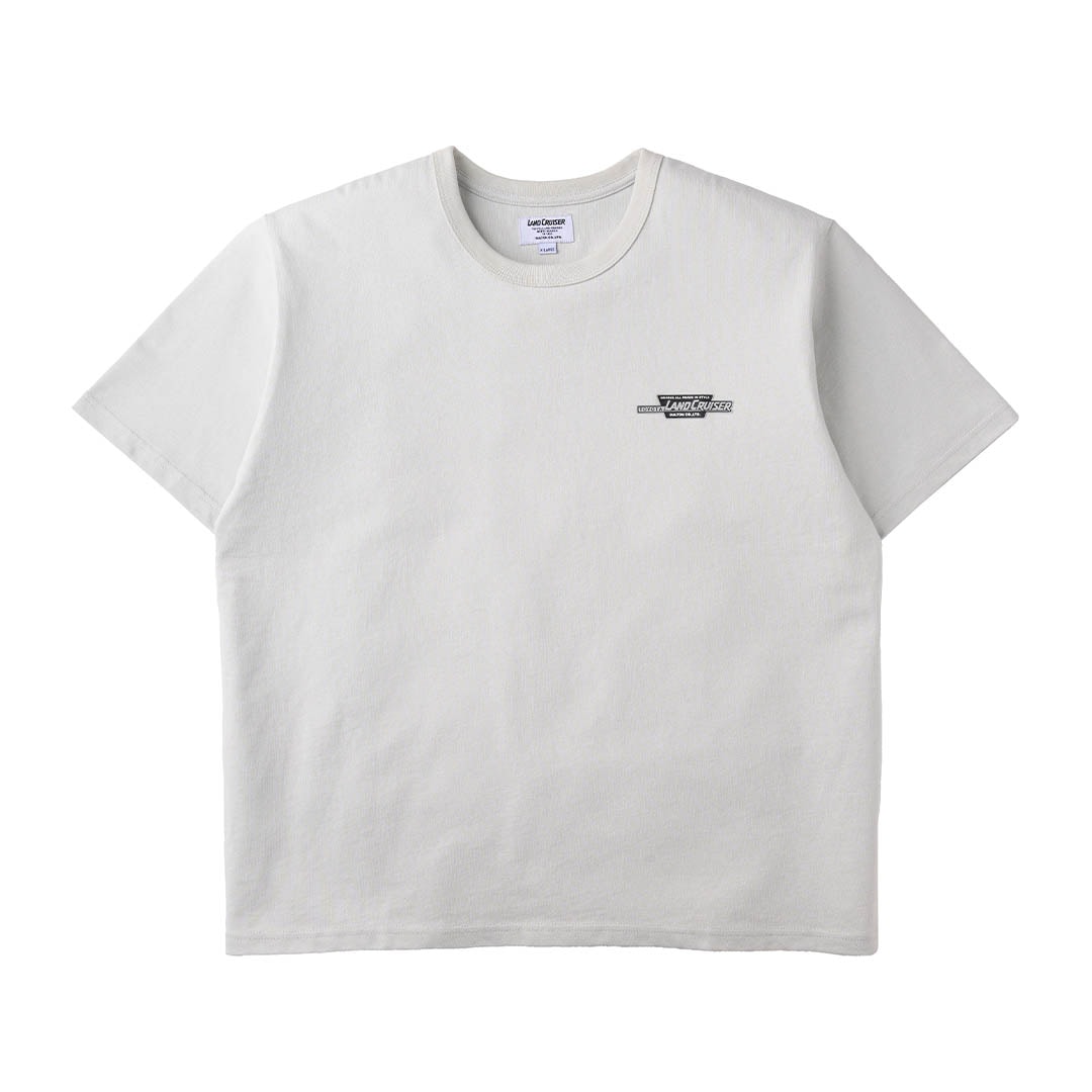 LAND CRUISER×DULTON COLLAB TEE "SQUARE" S SILVER GRAY