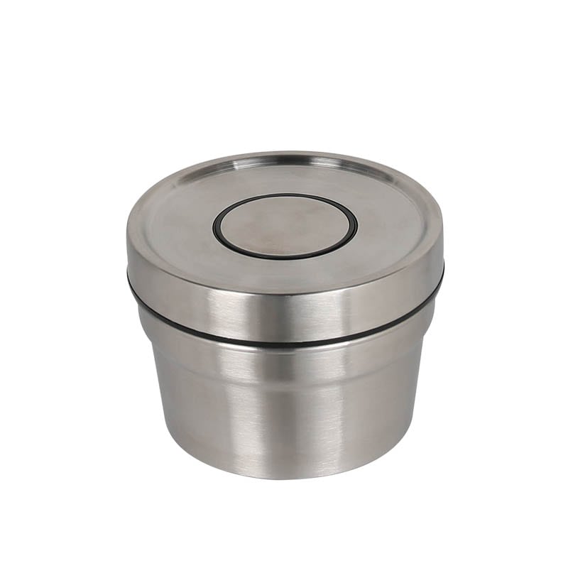 STAINLESS JAR WITH PRESS LID S