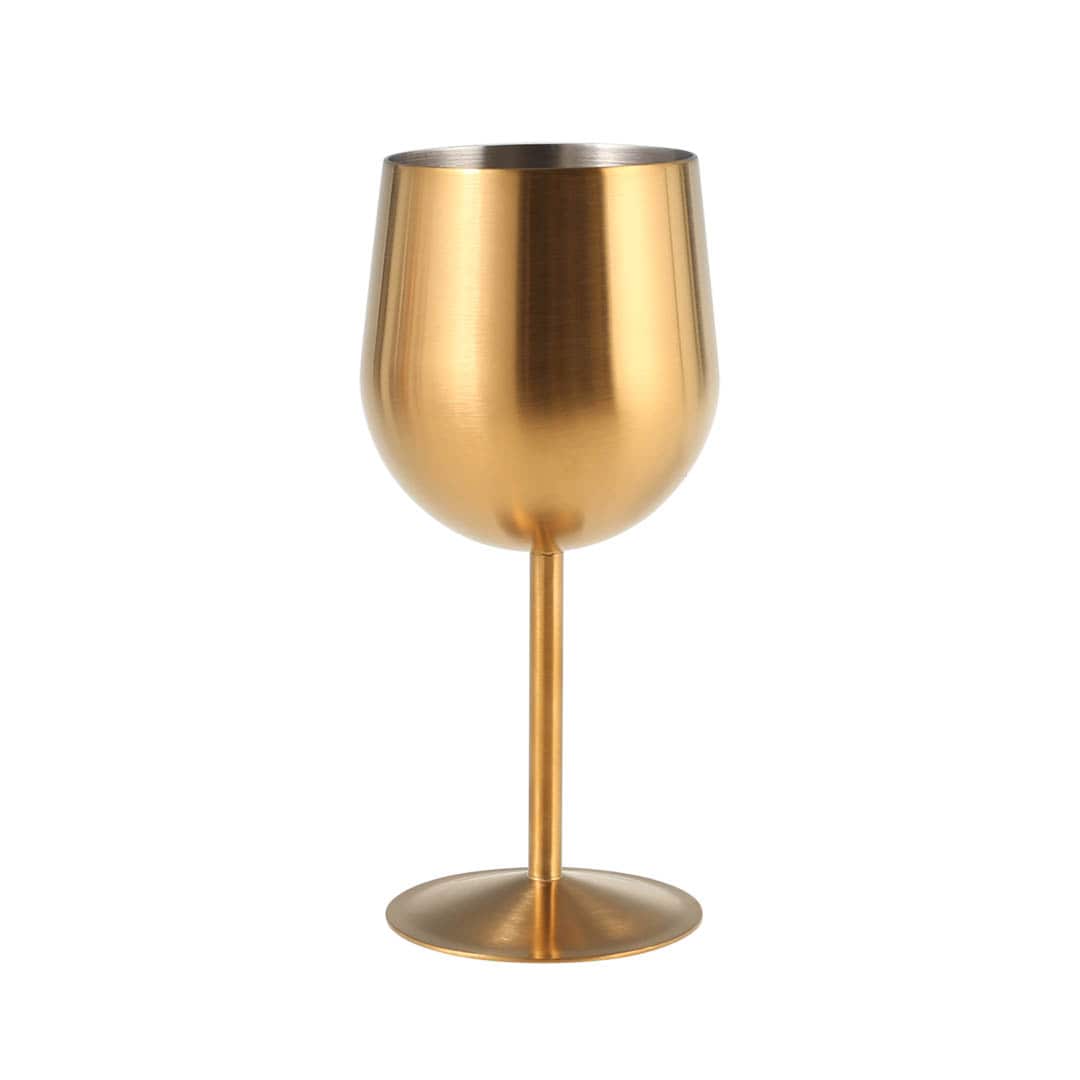 STAINLESS STEEL WINE GLASS MAT GOLD