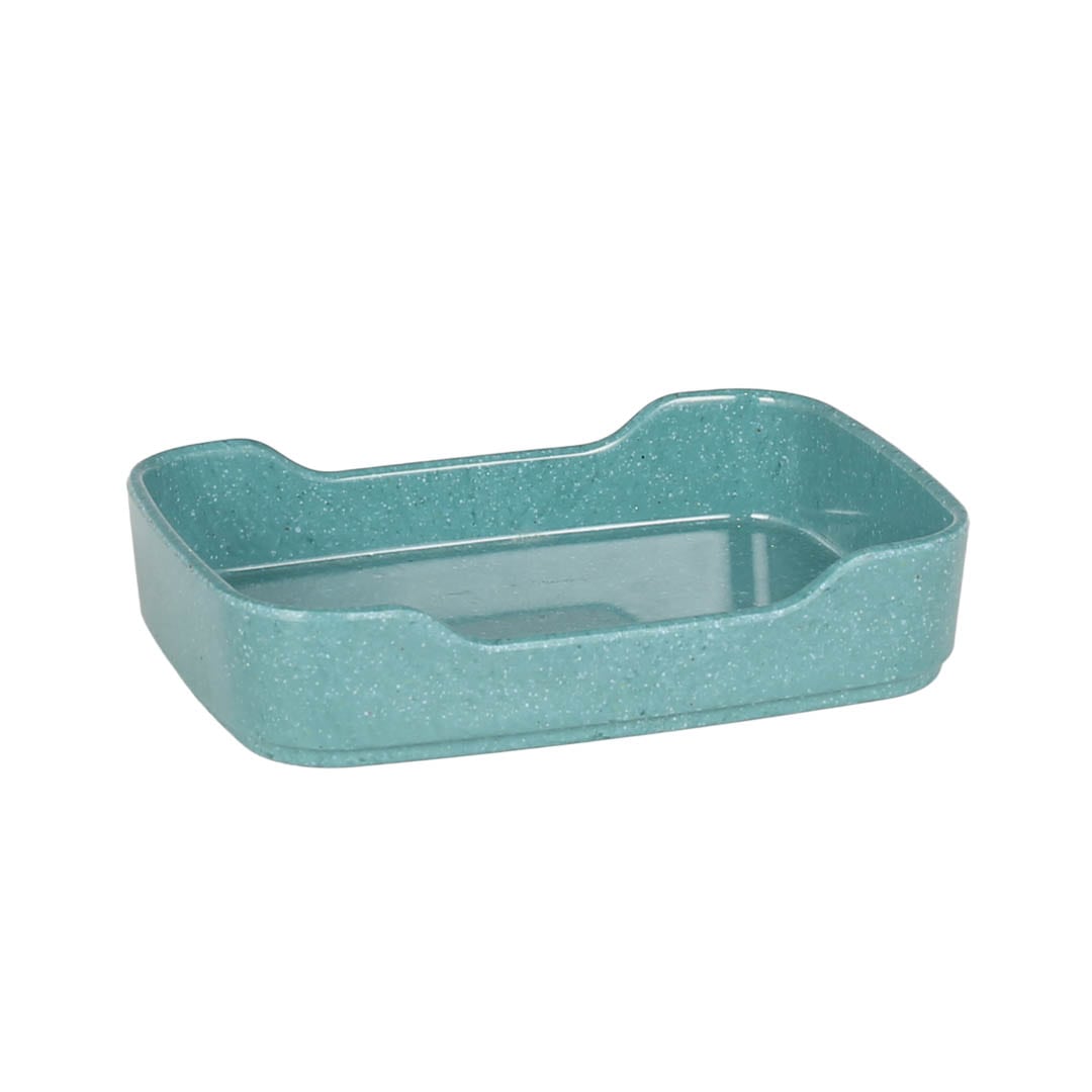 MIXED-MELAMINE STACKING TRAY BLUE