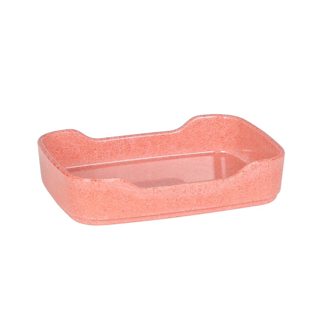 MIXED-MELAMINE STACKING TRAY PINK