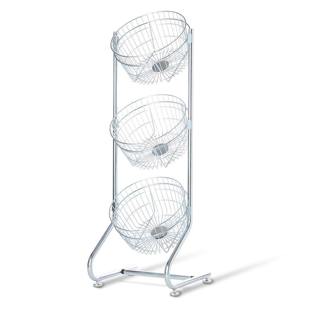 WIRE ROUND RACK GALVANIZED