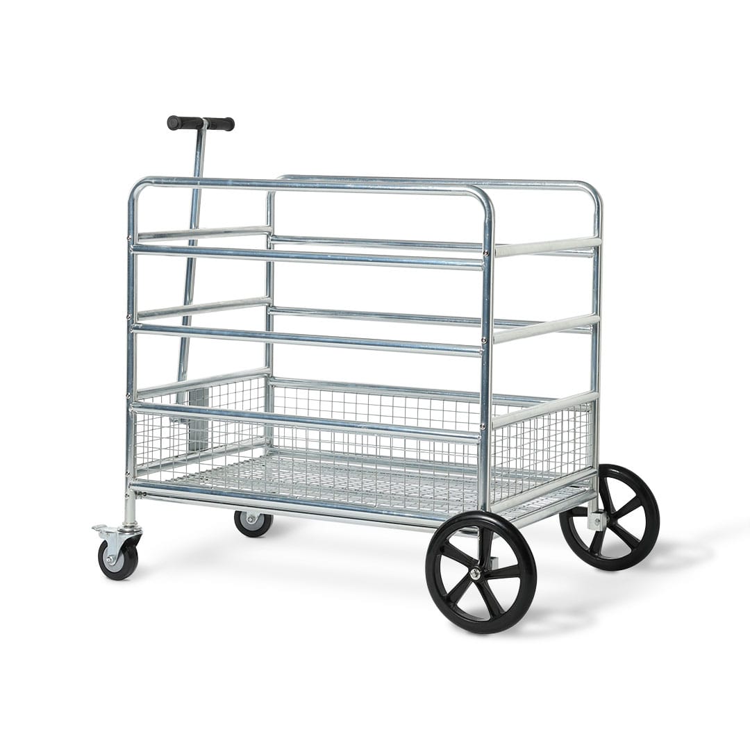 STEEL MESH CART S GALVANIZED
