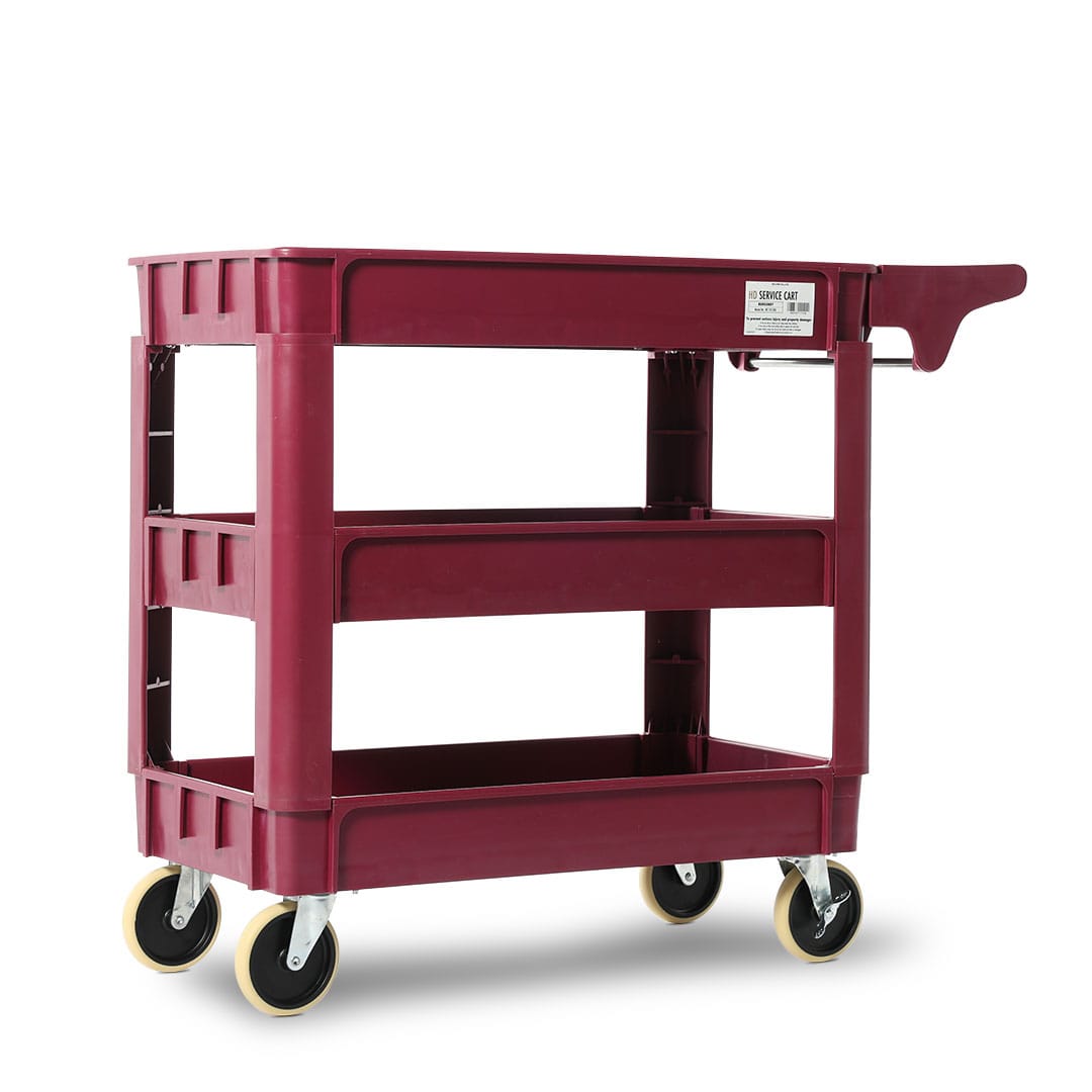 HD SERVICE CART BURGUNDY