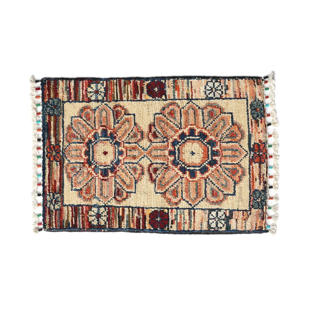 AFGHAN HAND-KNOTTED WOOL RUG A-13 415×595