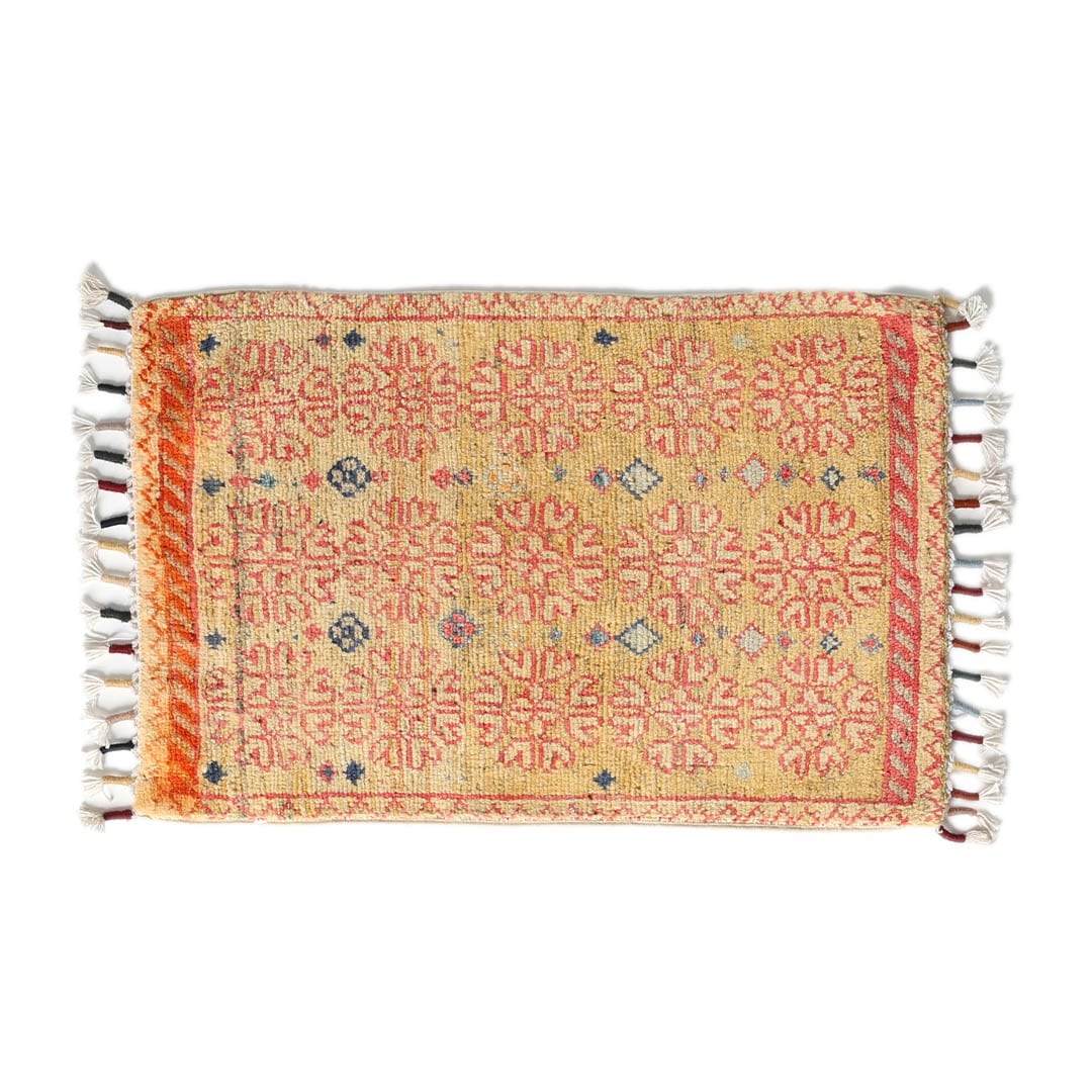 AFGHAN HAND-KNOTTED WOOL RUG A-5 400×610