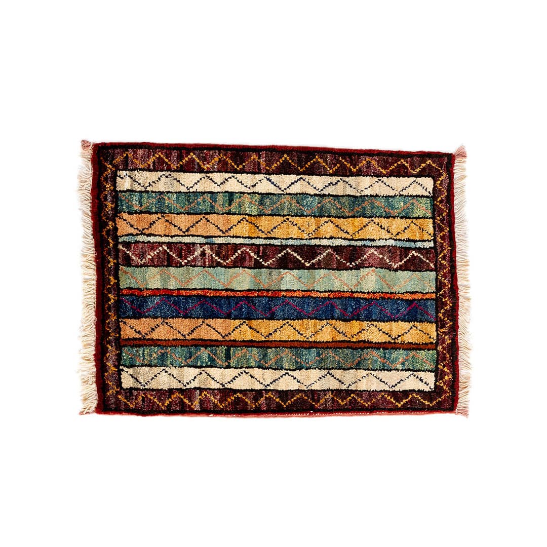 AFGHAN HAND-KNOTTED WOOL RUG A-1 450×600