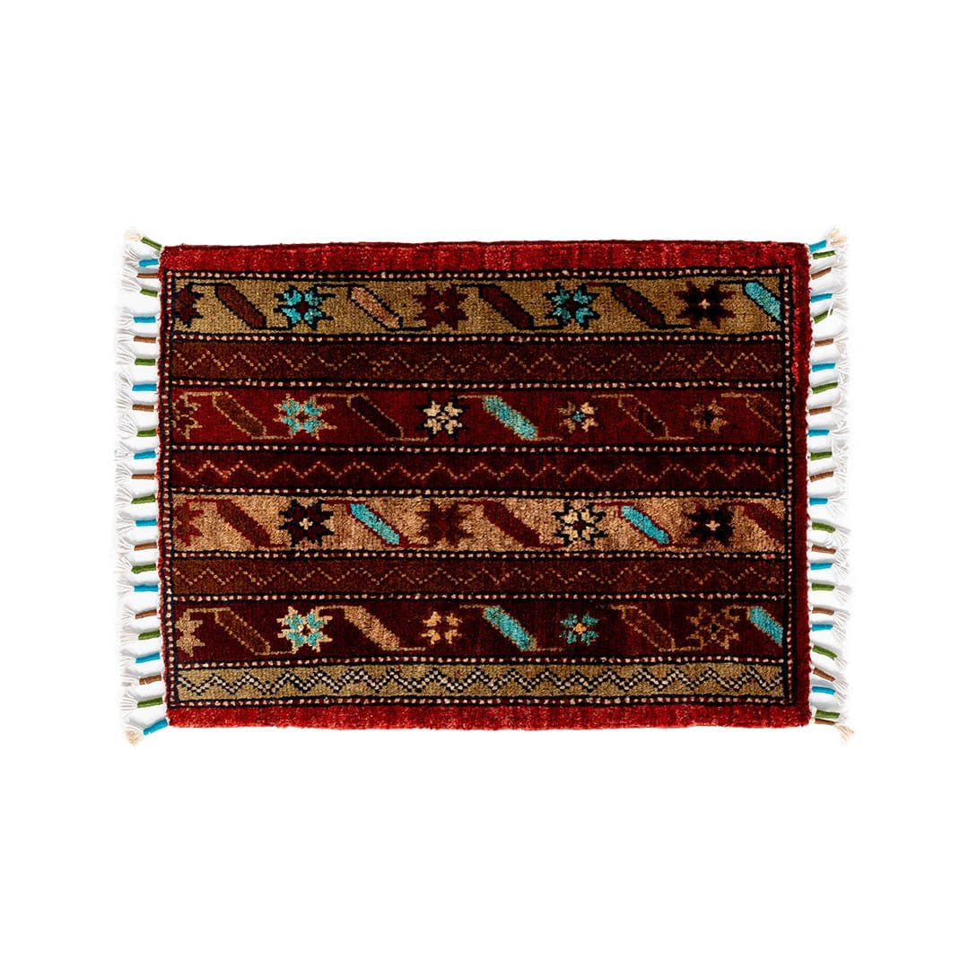 AFGHAN HAND-KNOTTED WOOL RUG A-6 450×600