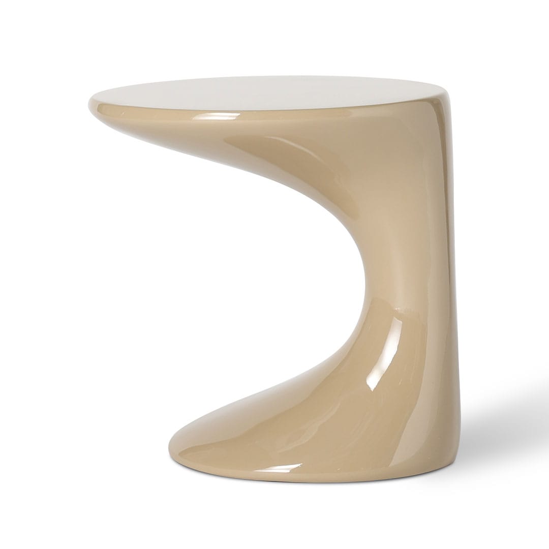 ARC END TABLE BEIGE S