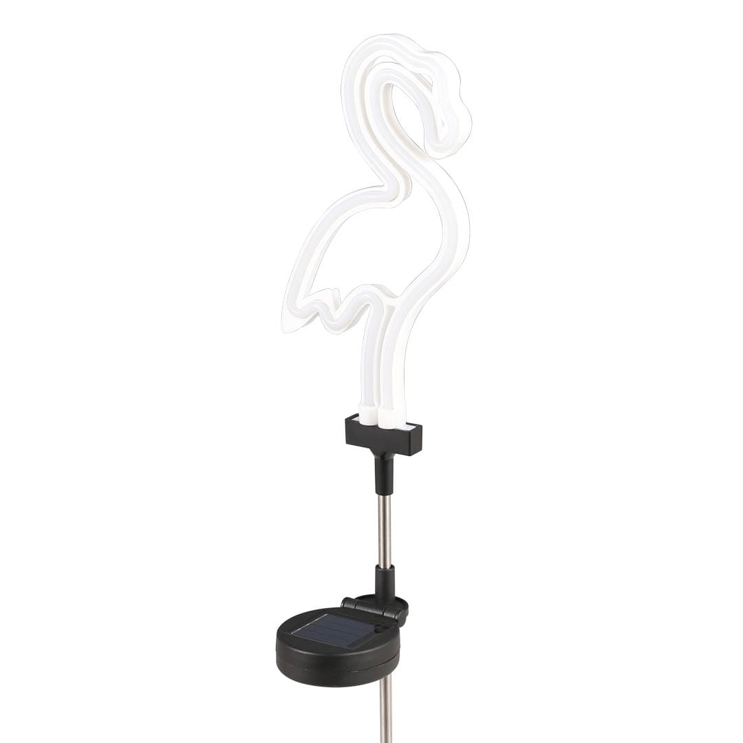 SOLAR NEON LIGHT FLAMINGO