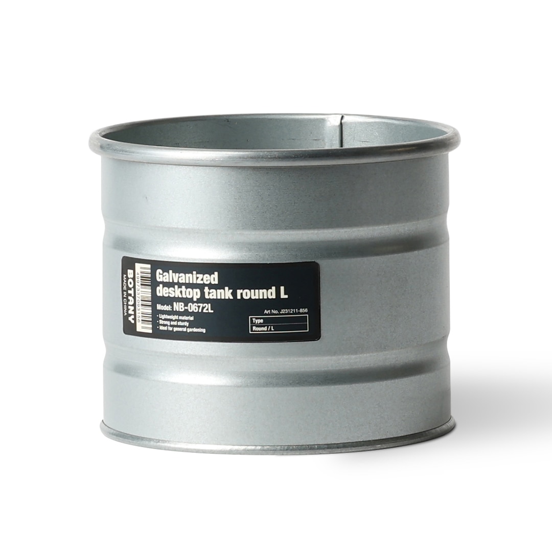 GALVANIZED DESKTOP TANK ROUND L