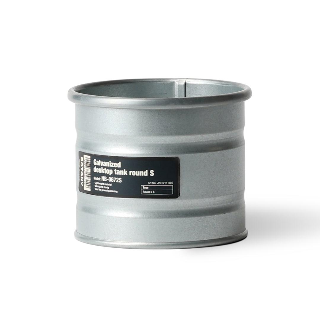GALVANIZED DESKTOP TANK ROUND S