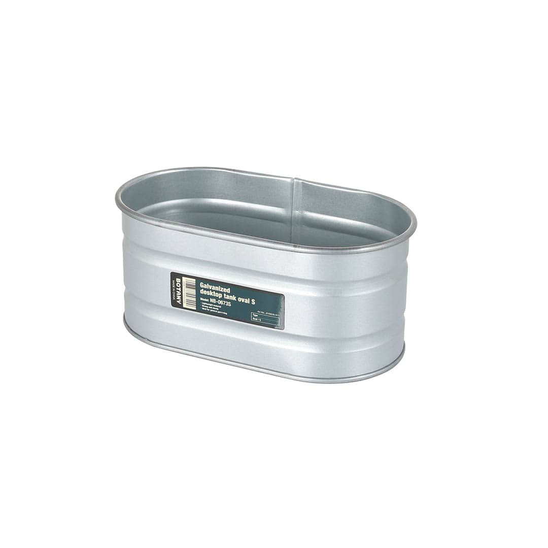 GALVANIZED DESKTOP TANK OVAL S