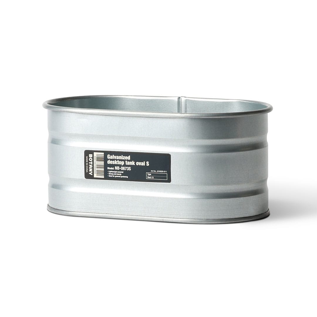 GALVANIZED DESKTOP TANK OVAL S