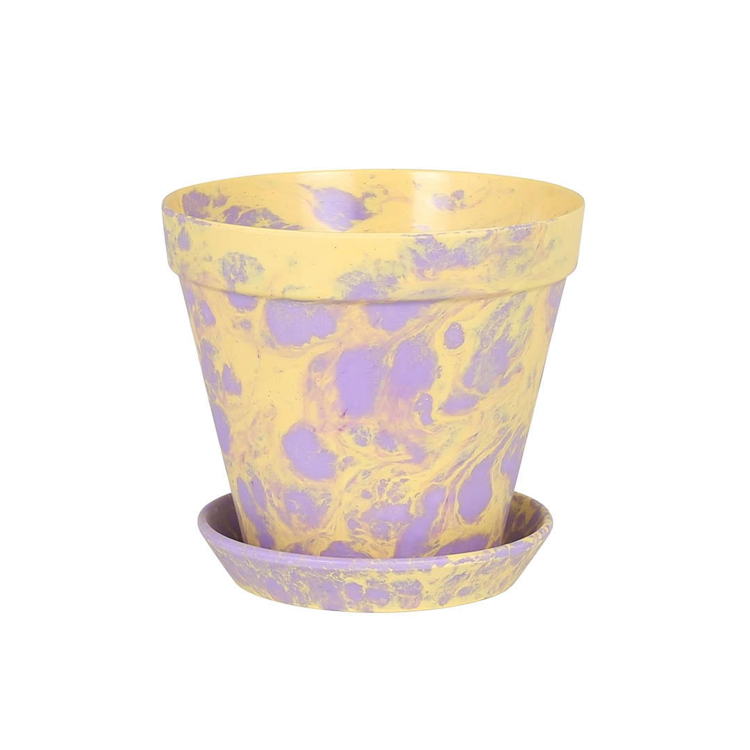 SPLASH POT L YELLOW/PURPLE