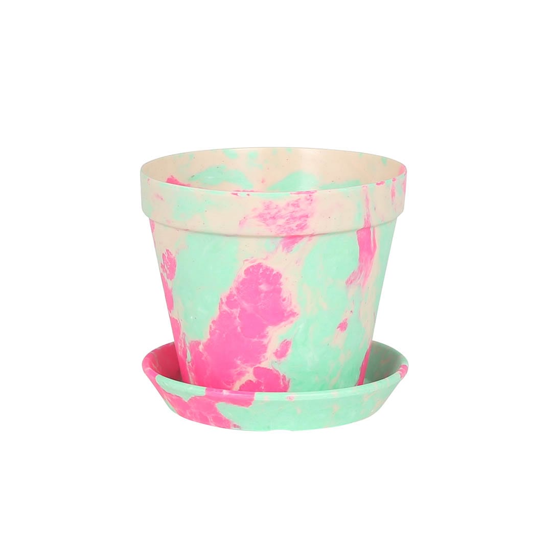 SPLASH POT M BEIGE/PINK/MINT GREEN