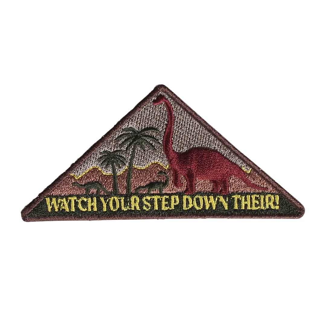 DINOSAUR WAPPEN B2 WATCH YOUR STEP