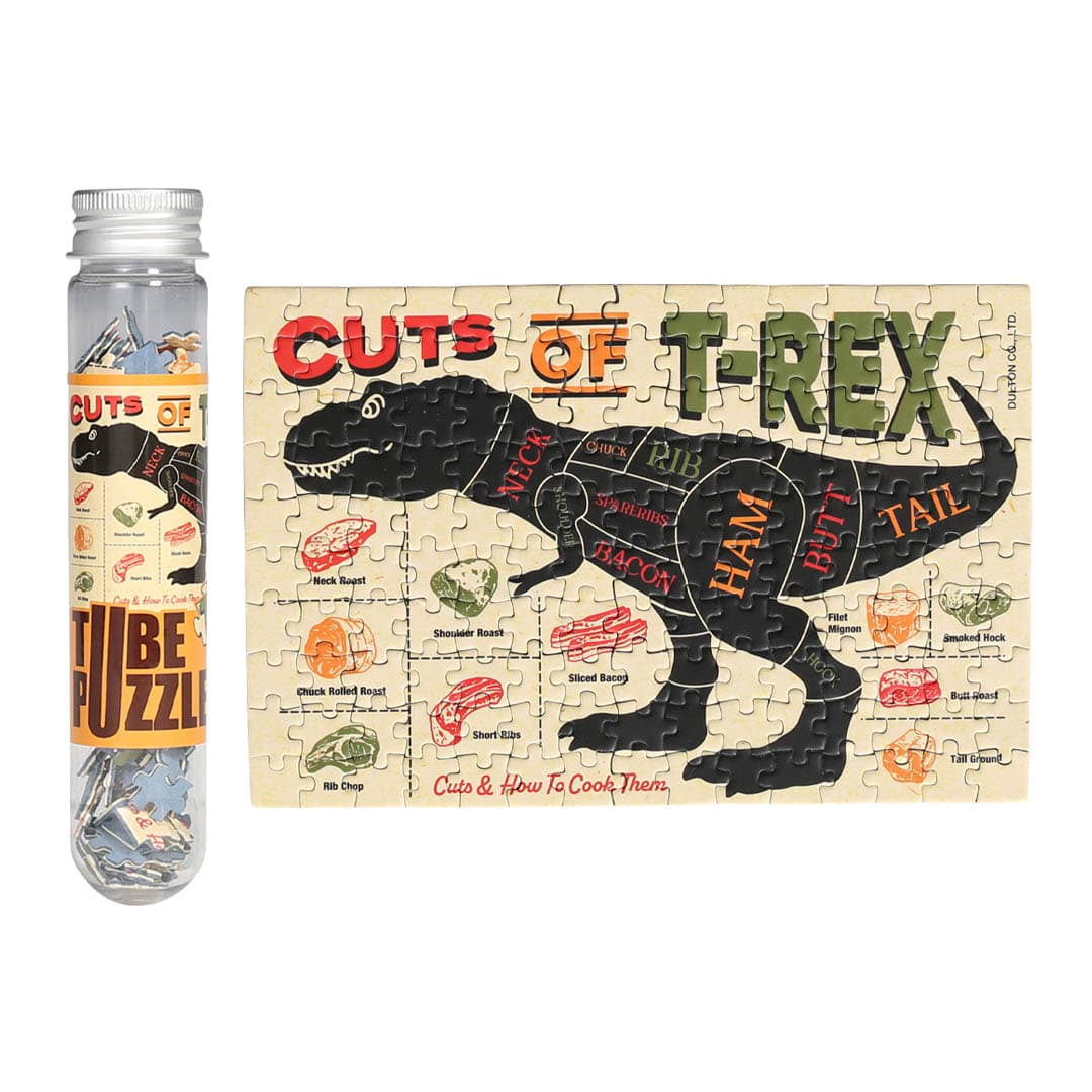 TUBE PUZZLE CUTS OF T-REX A