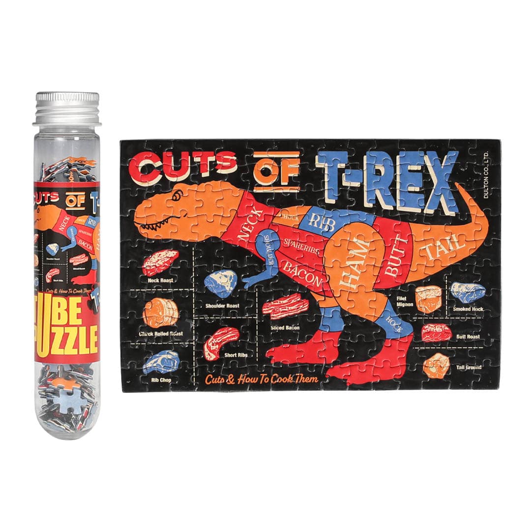 TUBE PUZZLE CUTS OF T-REX B