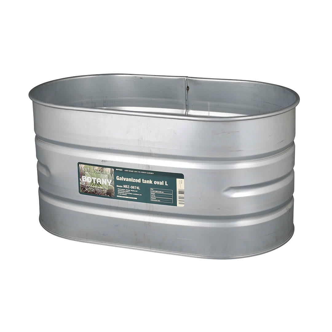 GALVANIZED TANK OVAL L