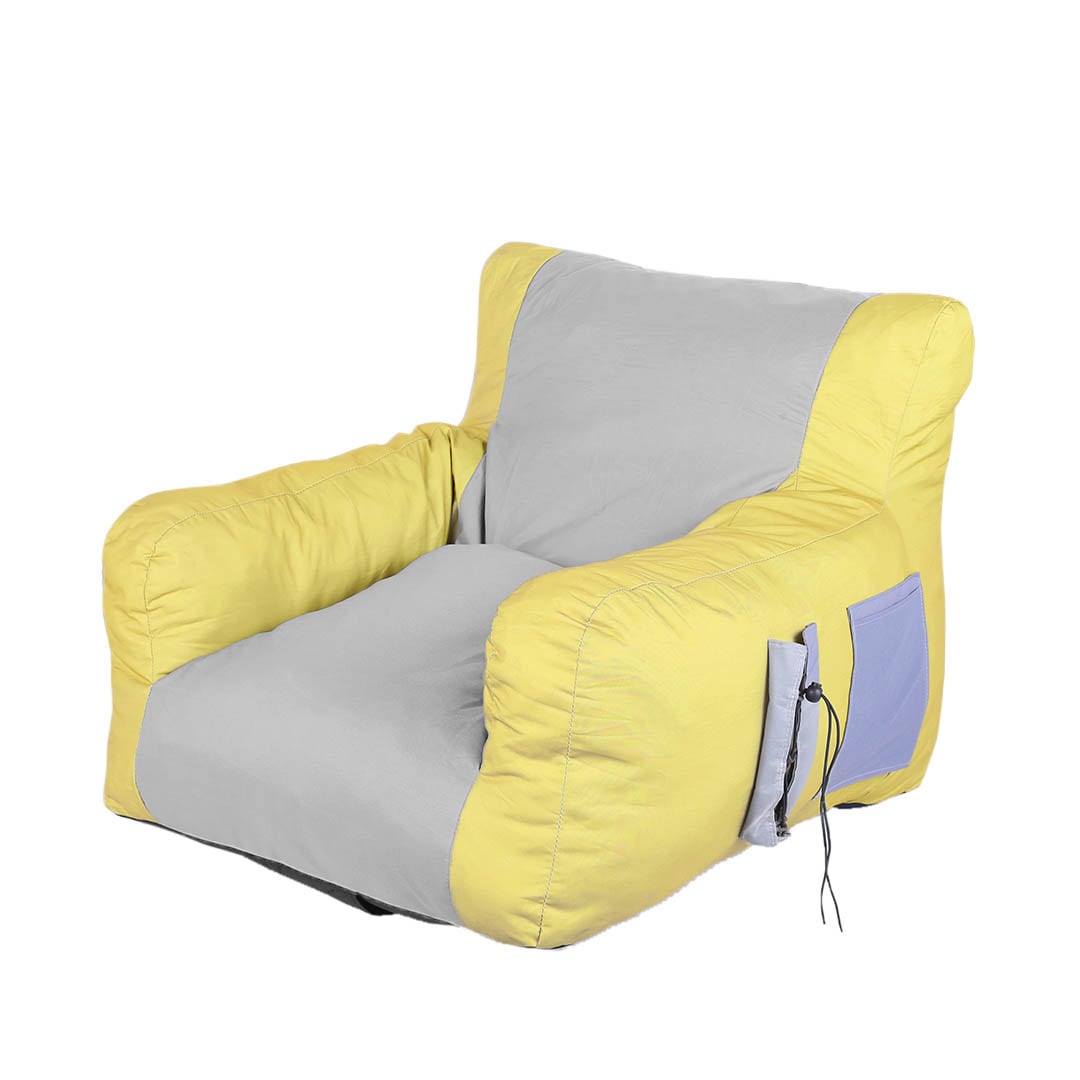 GARDEN SOFA SAND YELLOW/DARK GRAY