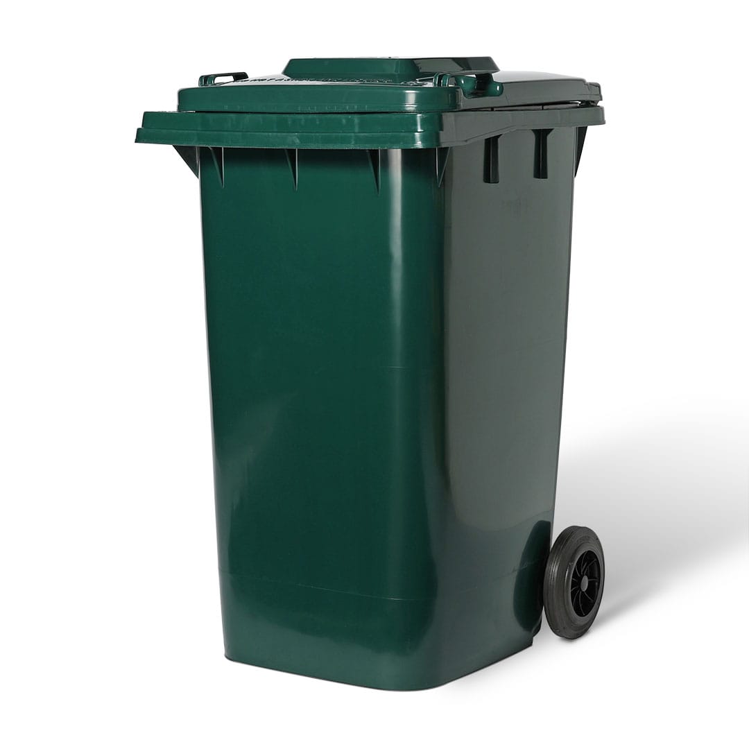 PLASTIC TRASH CAN 240L GREEN