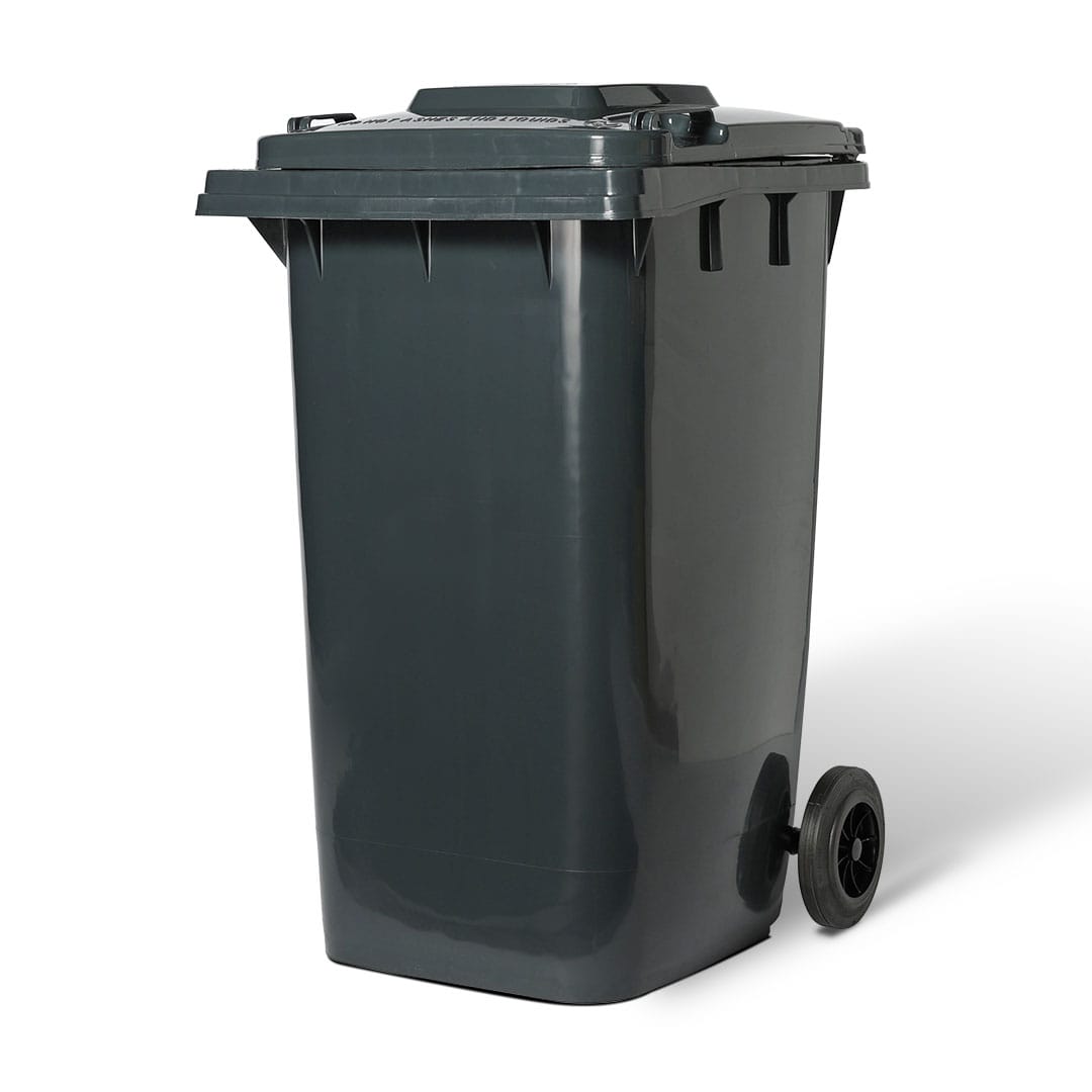 PLASTIC TRASH CAN 240L GRAY