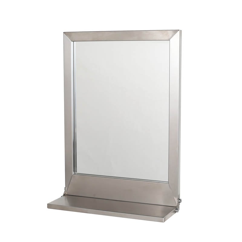 STAINLESS STEEL FRAME MIRROR WITH BRACKET S