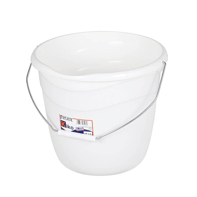 ITALIAN BUCKET KIKO 10L WHITE