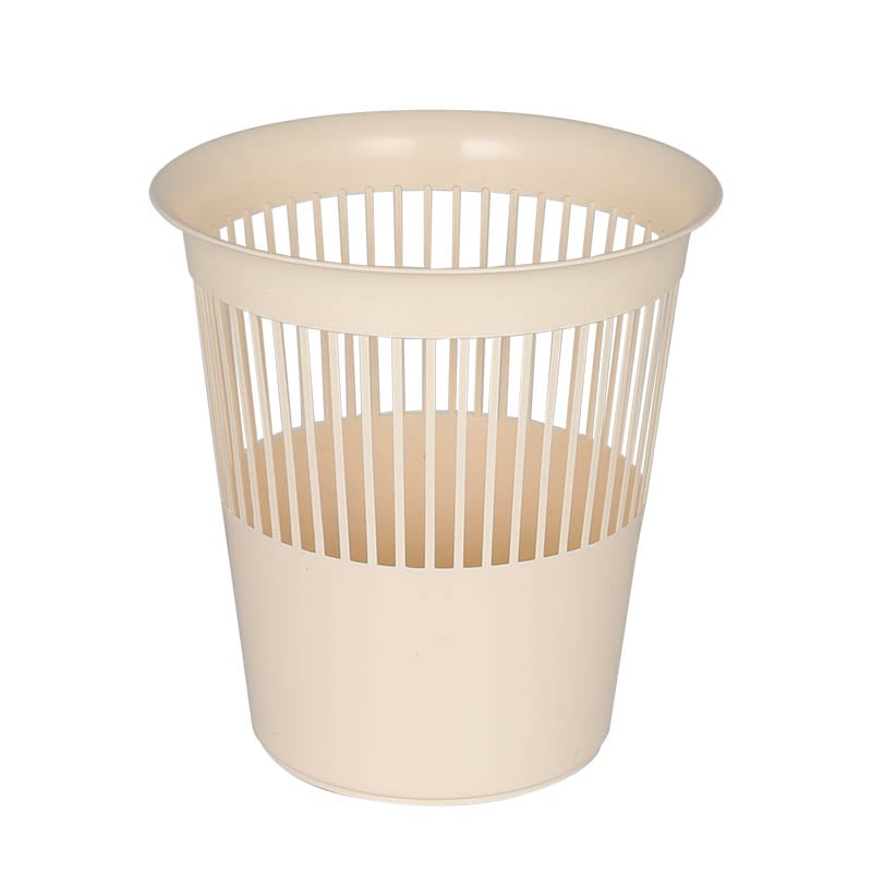 ITALIAN OPEN WASTE BASKET 14L BEIGE