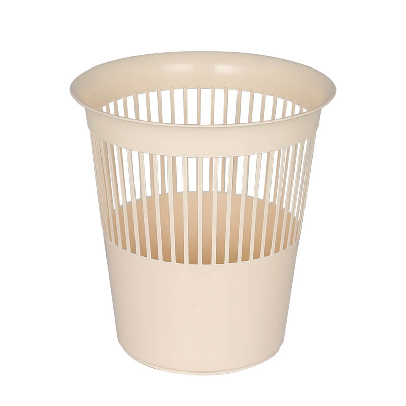 ITALIAN OPEN WASTE BASKET 14L BEIGE