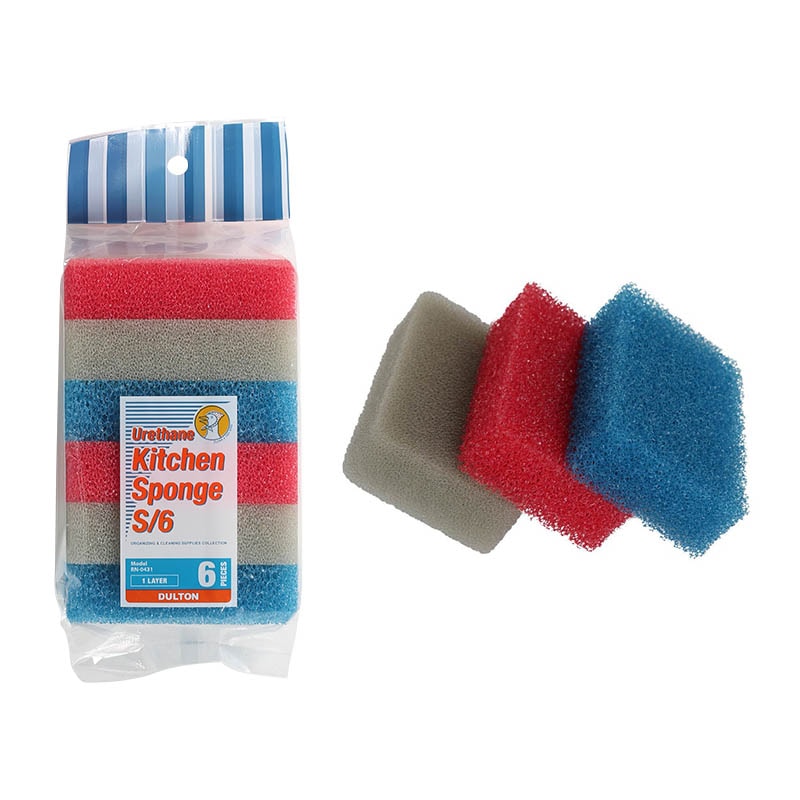 URETHANE KITCHEN SPONGE SET OF 6