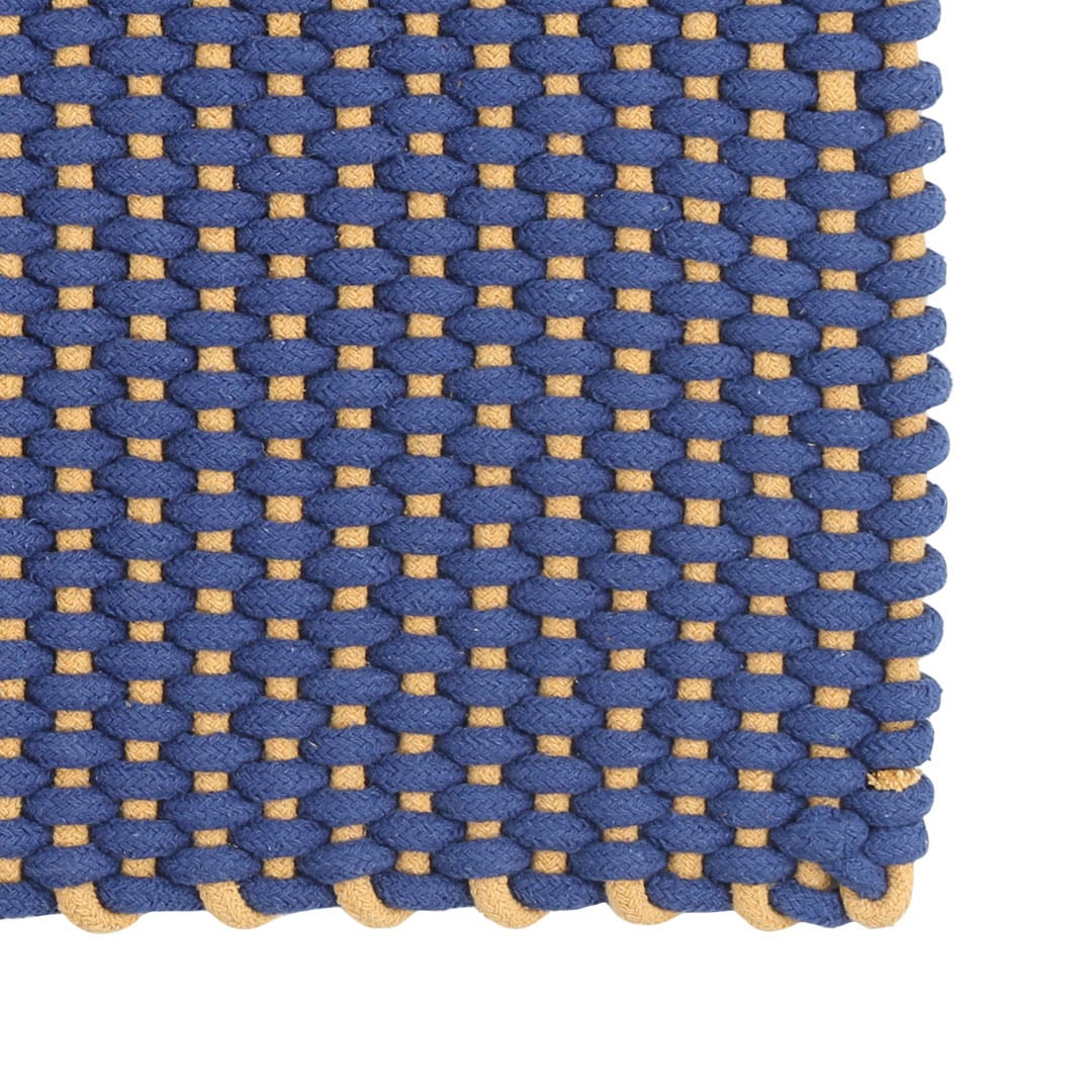 COTTON ROPE RUG MAT BLUE 800×1300