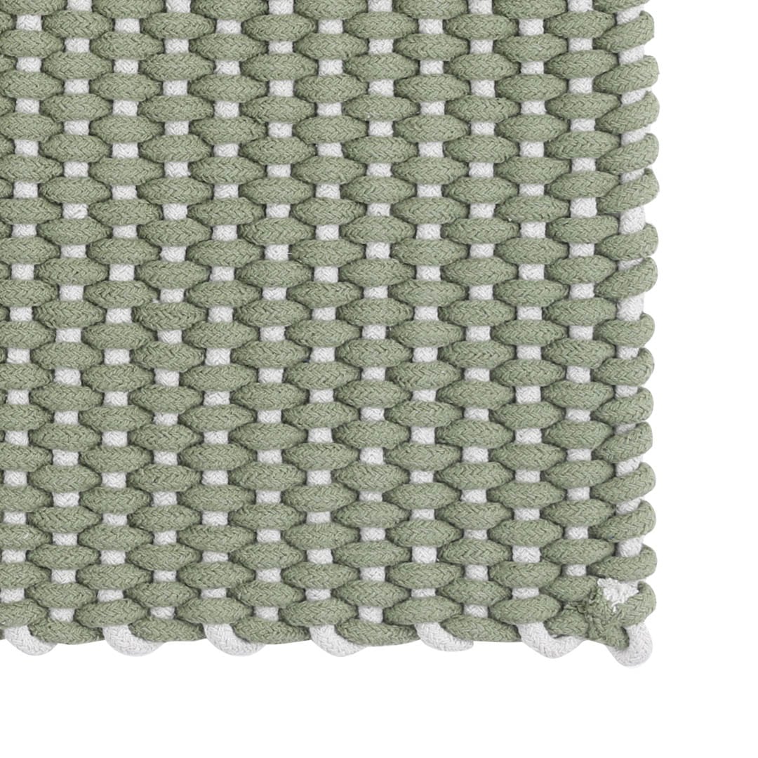 COTTON ROPE RUG MAT GREEN 800×1300