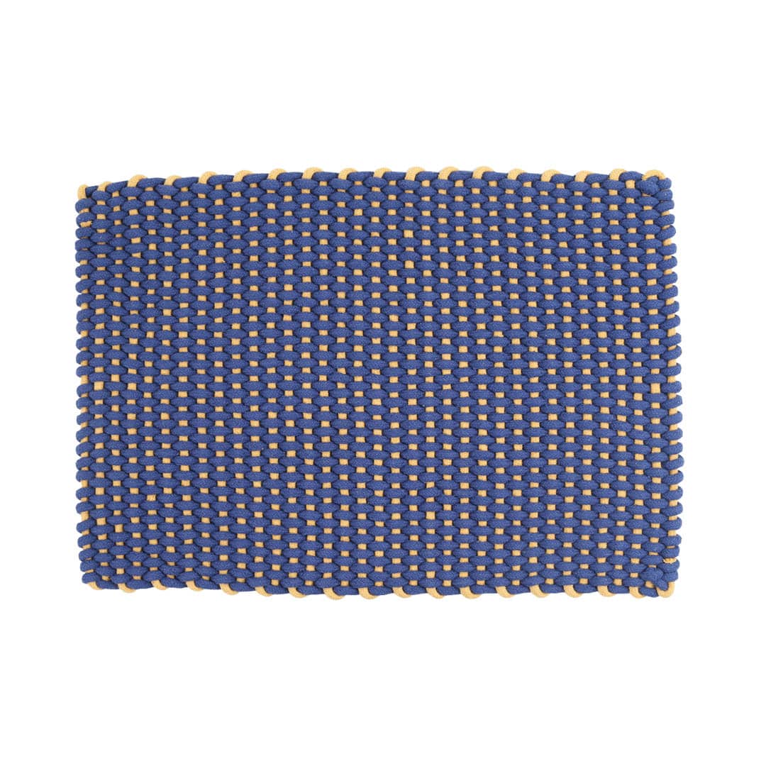 COTTON ROPE MAT BLUE 500×750