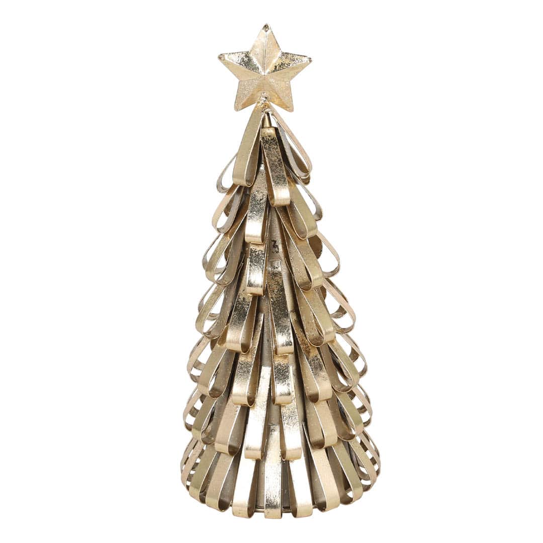 TABLETOP TREE L GOLD