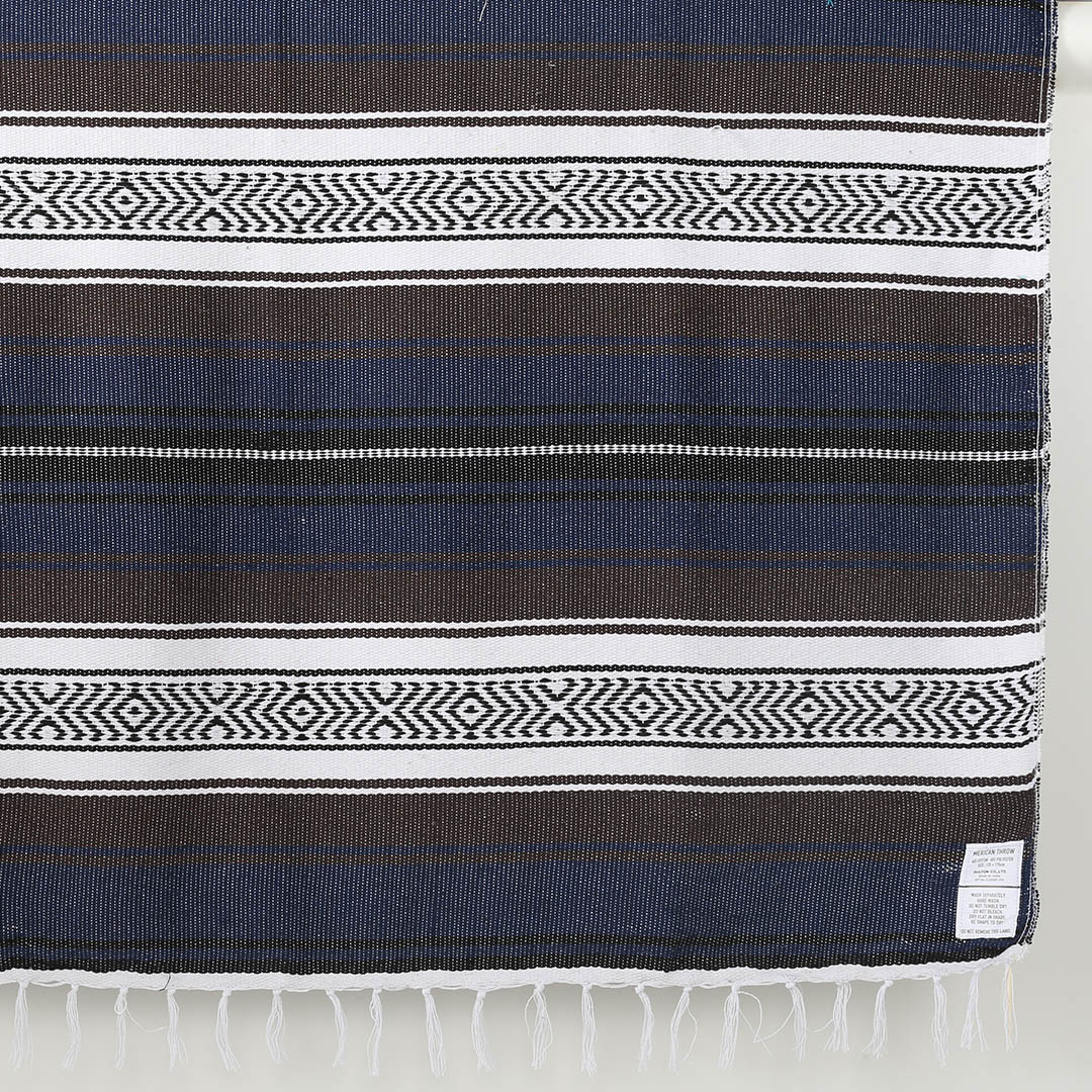 MEXICAN THROW NAVY BLUE