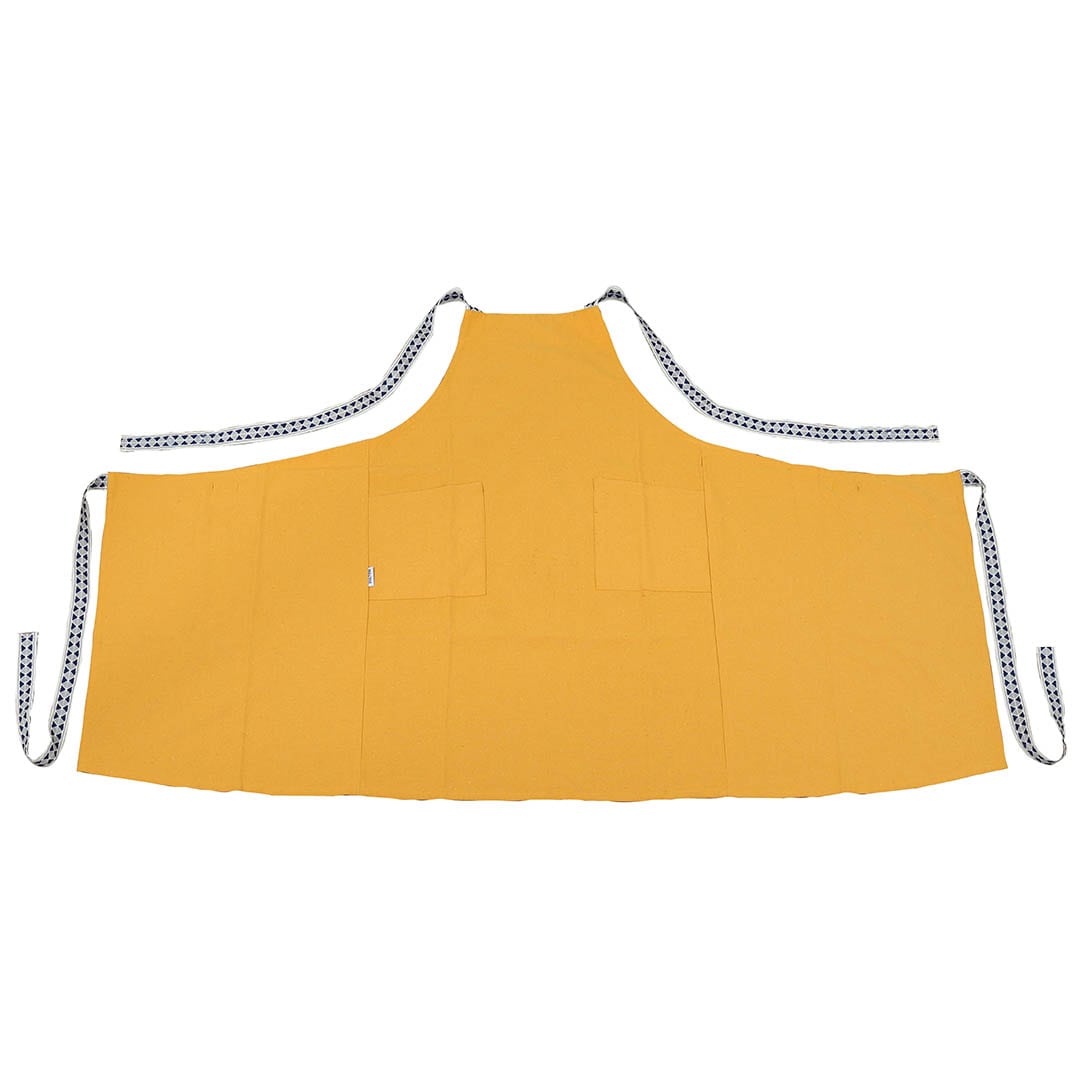 APRON WITH RIBBON YELLOW