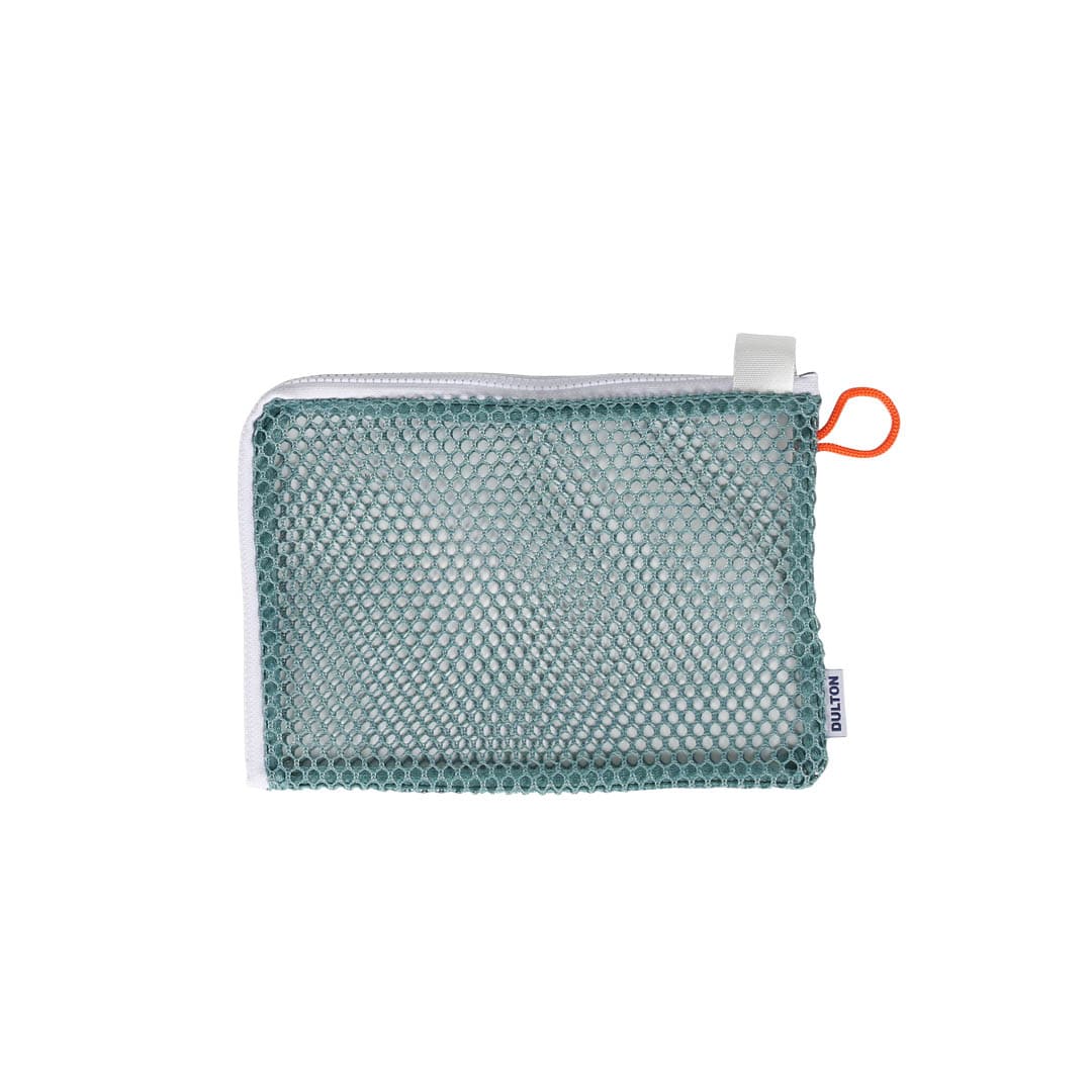 MESH POUCH S GRAY GREEN