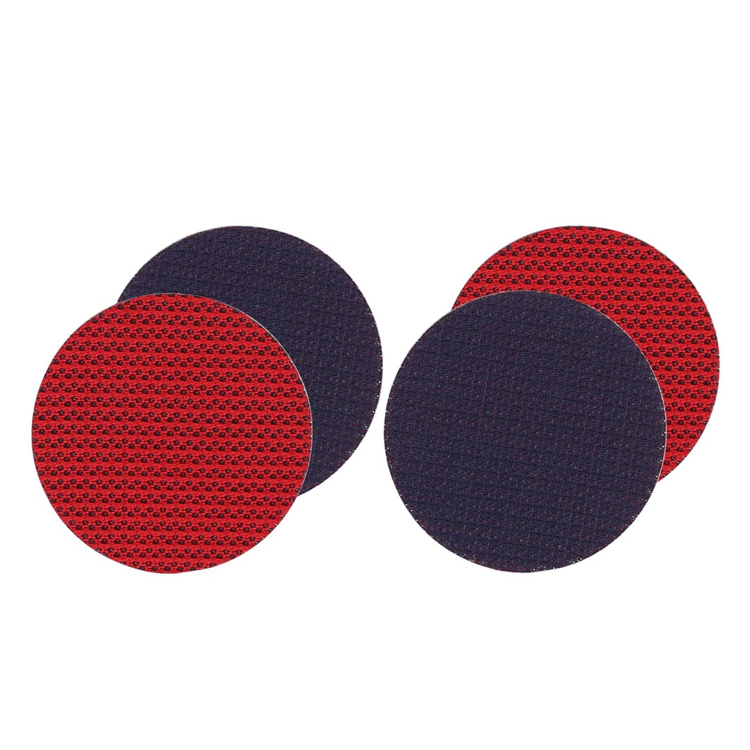 S/2 COASTER ROUND RED×BLUE