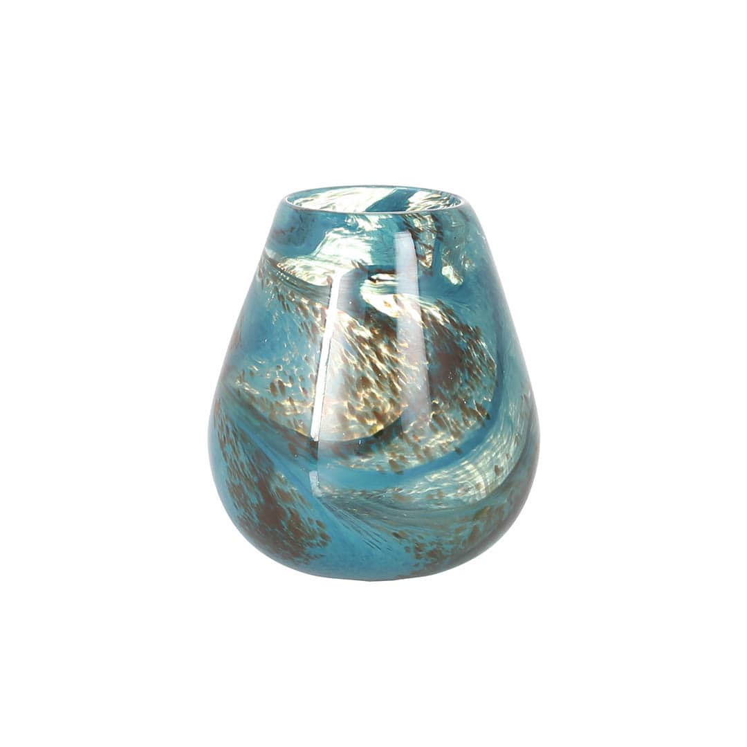 GLASS VASE 160 CIELO BLUE