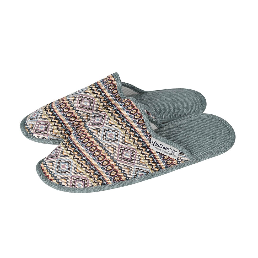SLIPPERS MEN SAMOA GRAY GREEN