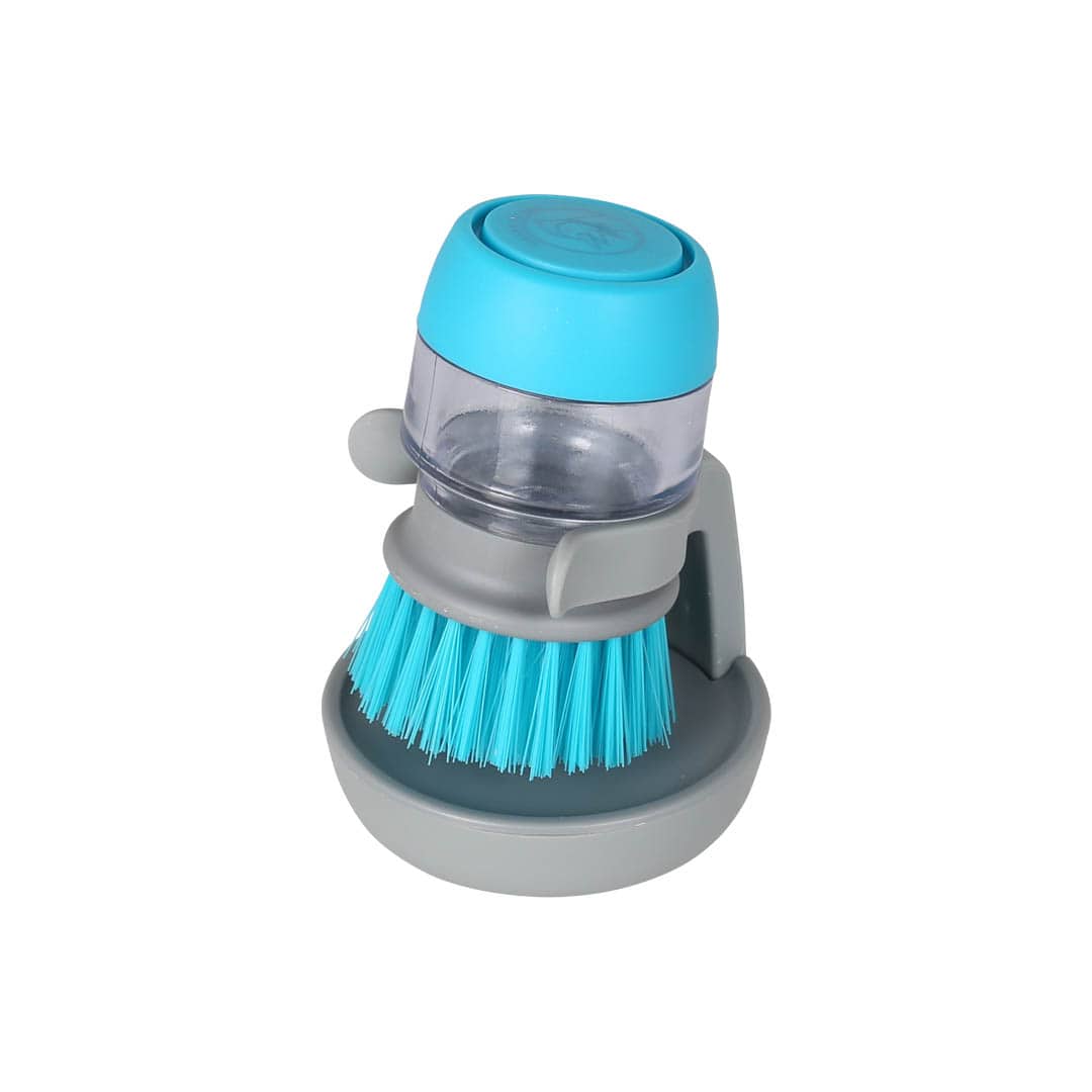 DISPENSER BRUSH WITH TRAY BULEGRAY