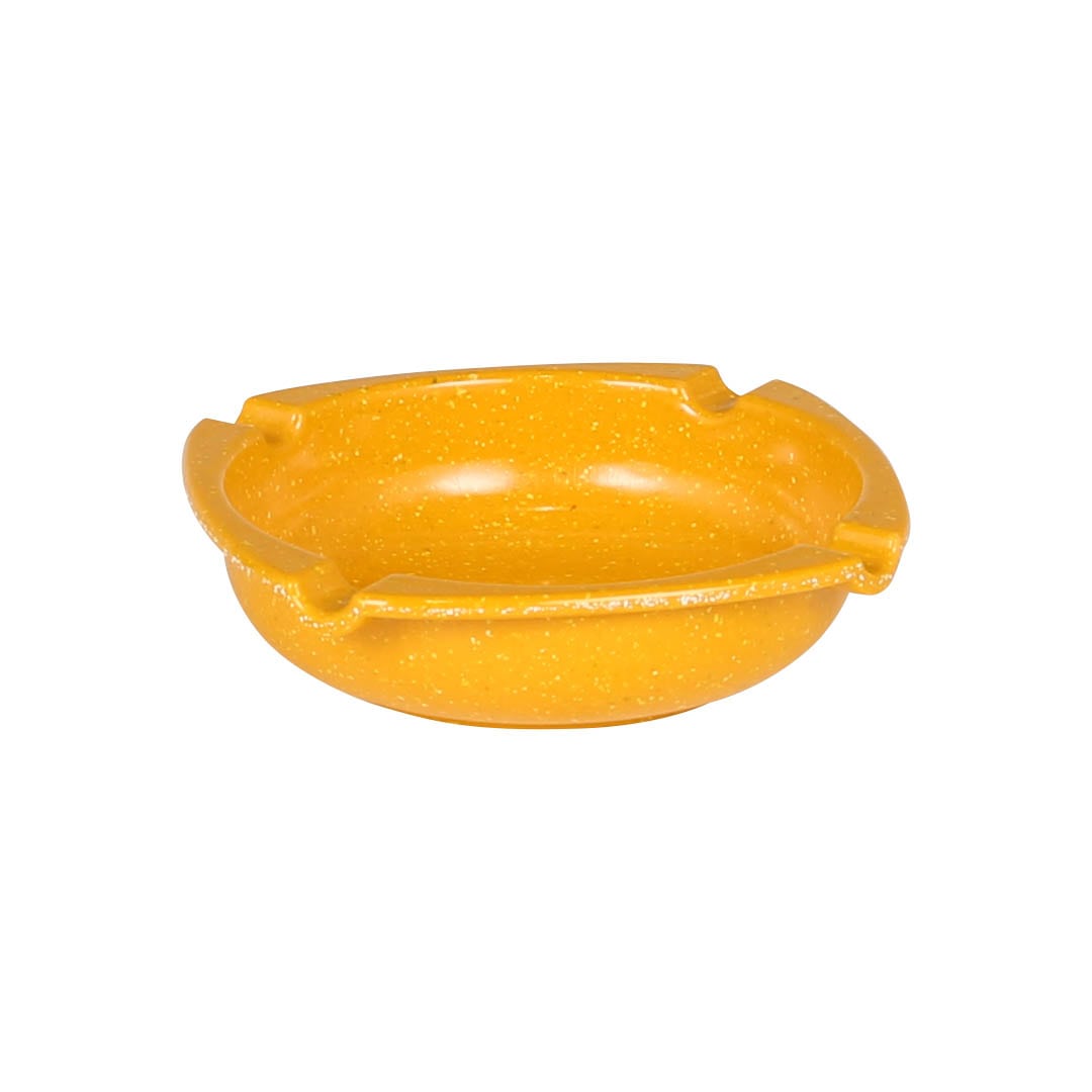 MIXED MELAMINE ASHTRAY YELLOW