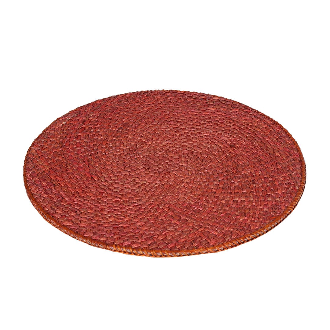 PLACE MAT SEAGRASS ORANGE