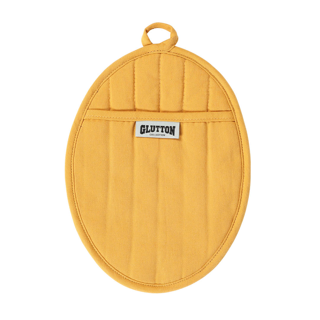 GLUTTON2 POT HOLDER YELLOW